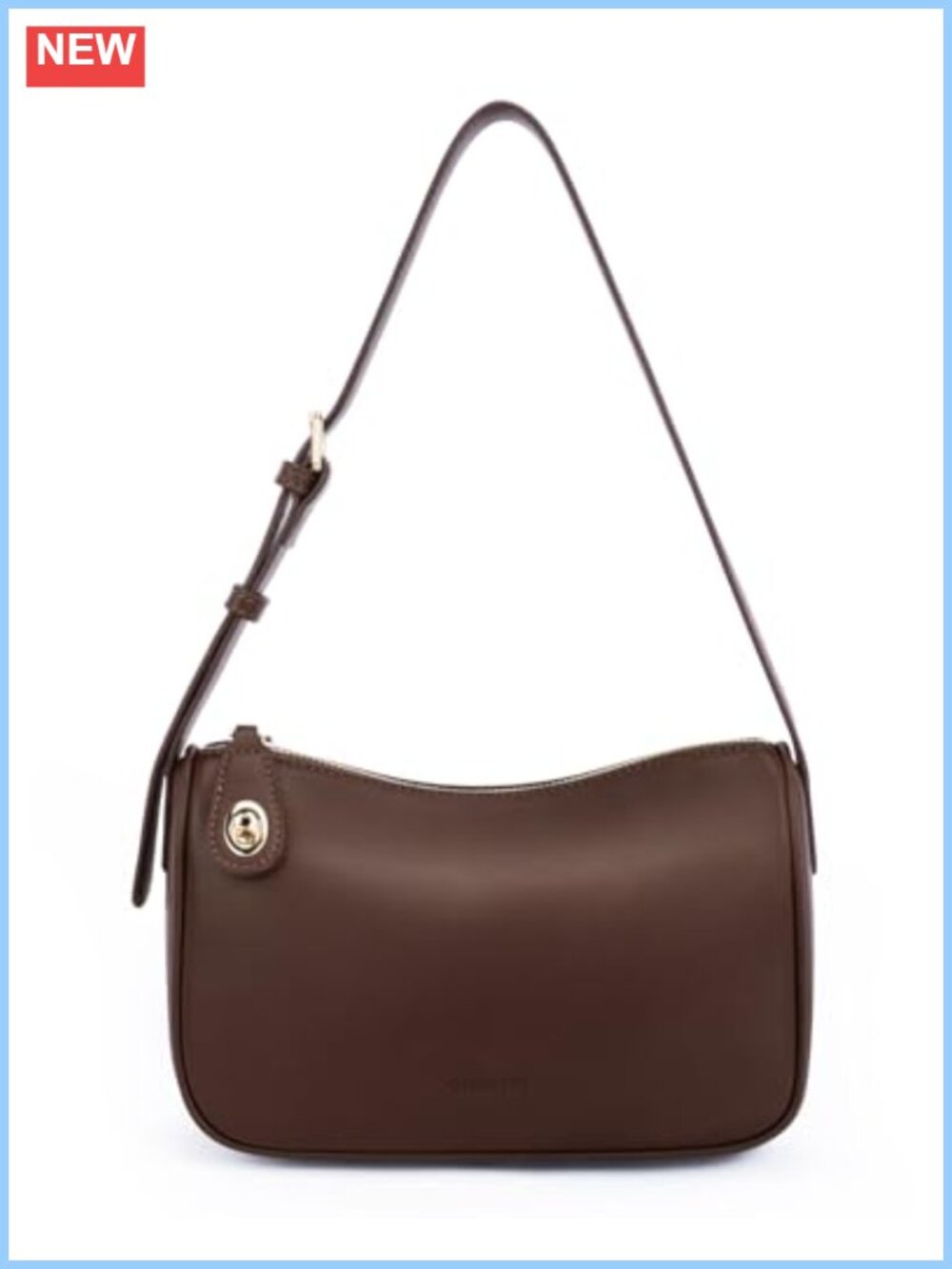 RFID Anti-Theft Crossbody Shoulder Bag Vegan Leather Turn Lock Purse